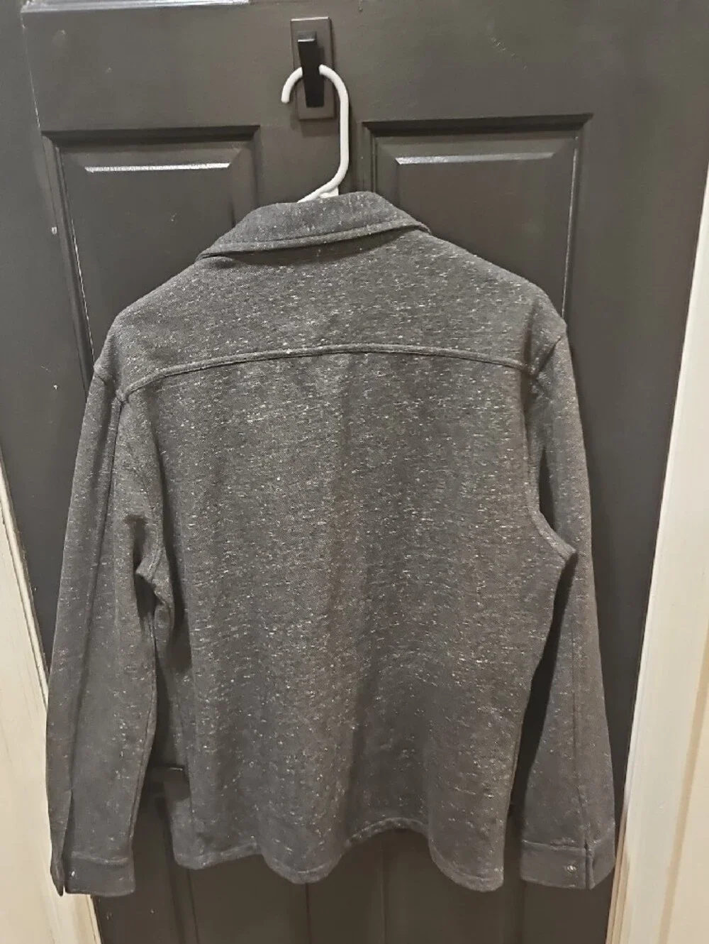 Apt. 9 Men's Charcoal Speckled Shirt Jacket